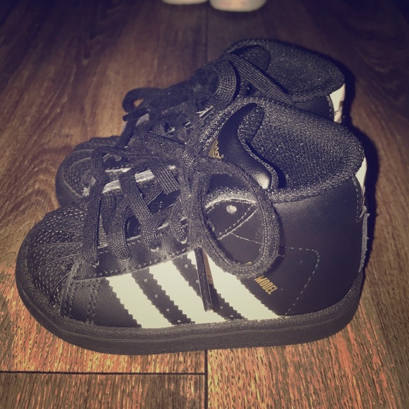 high top shell toe adidas for toddlers